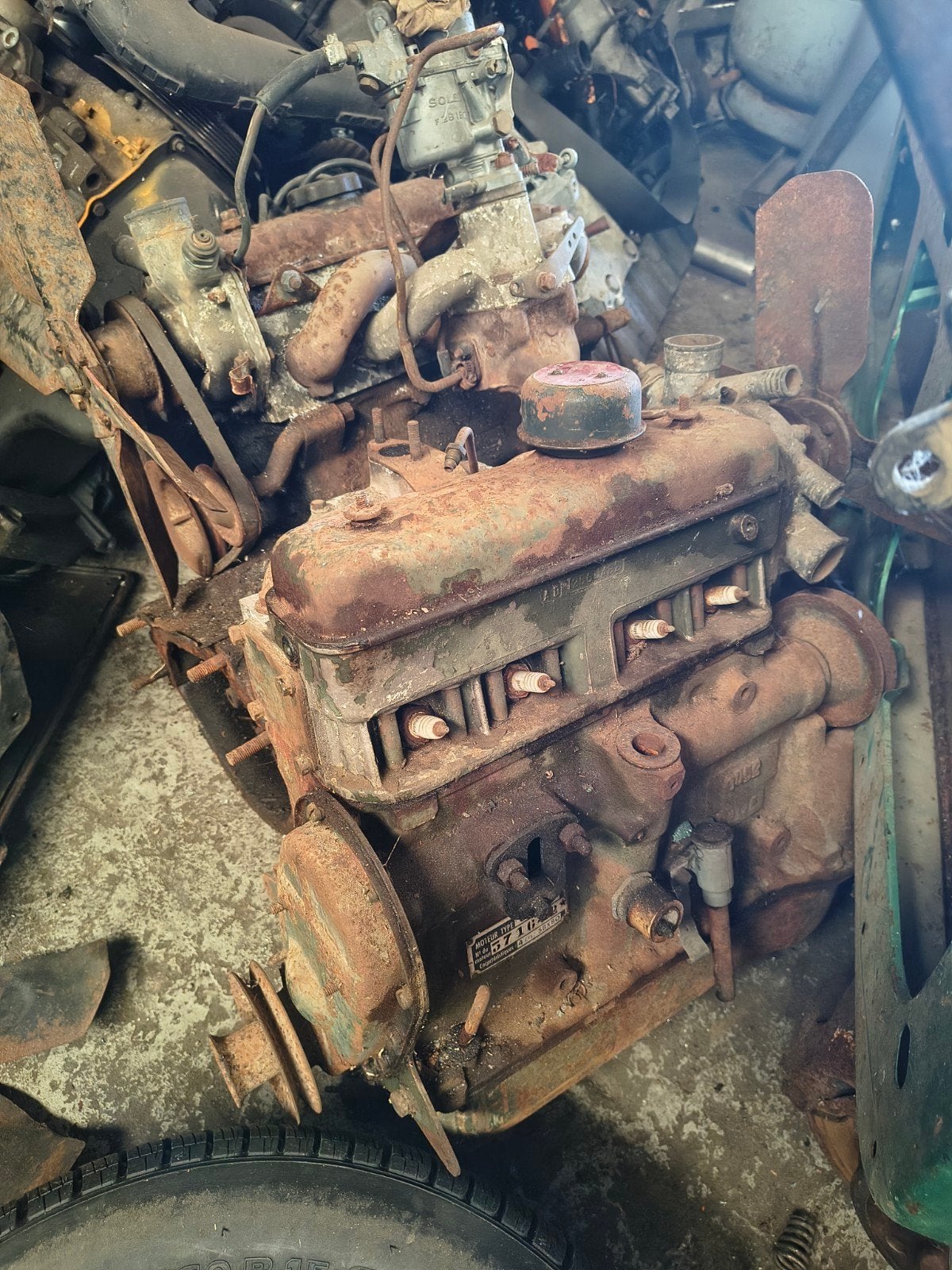 Bloc moteur Renault Dauphine 670-1, Enlèvement ou Envoi, Renault, ., Utilisé