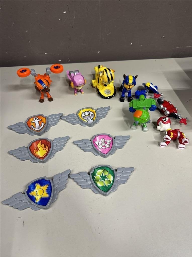 Paw Patrol Air Rescue set - 6 figuren., Collections, Jouets miniatures, Enlèvement ou Envoi, Comme neuf