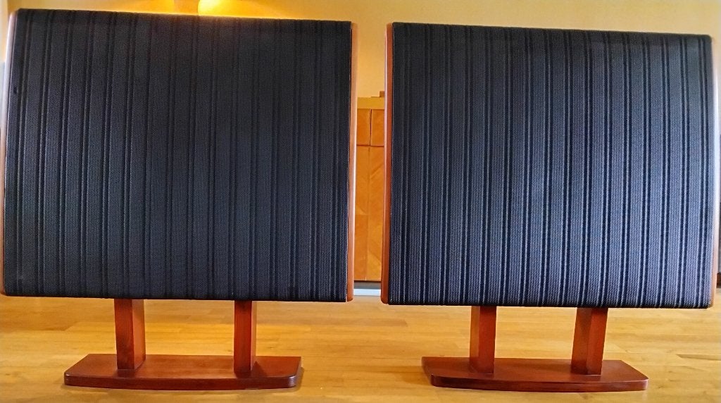 haut-parleurs Quad 57 en très bon état, Autres marques, Moins de 60 watts, Câbles inclus, Reconditionné