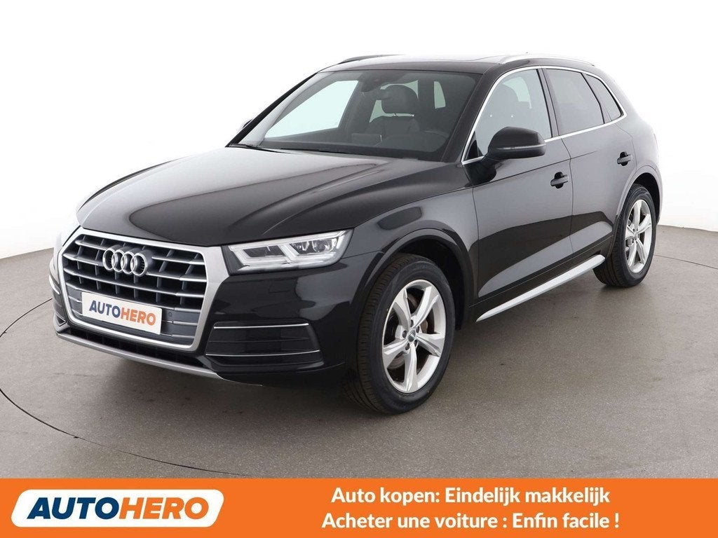 Audi Q5 35 TDI Mild-Hybrid sport (bj 2020, automaat), Auto's, Gebruikt, Q5, Zwart, 18100 kg