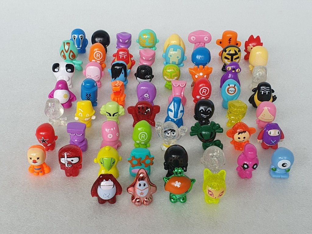 Lot van 60 Gogo's Crazy Bones (4), Ophalen of Verzenden, Gebruikt