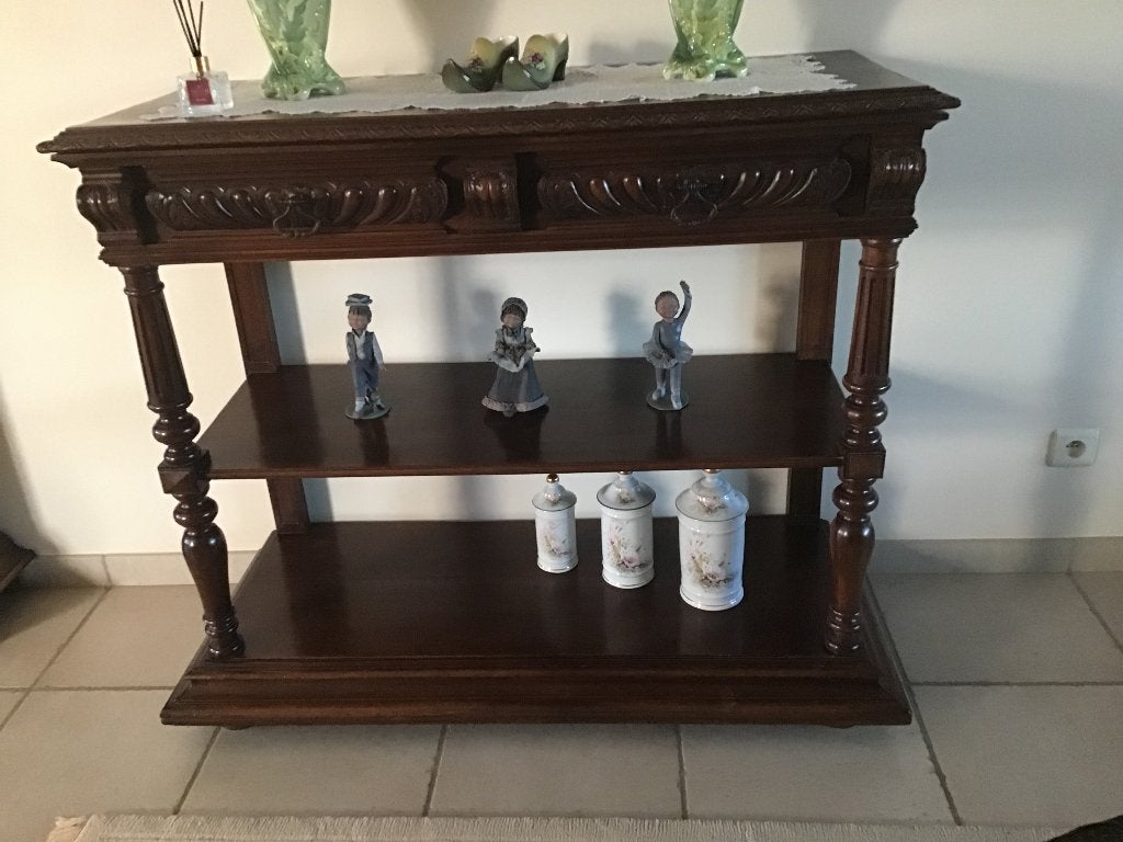 Belle table murale de style champêtre., 100 à 150 cm, 25 à 50 cm, Landelijk, Enlèvement