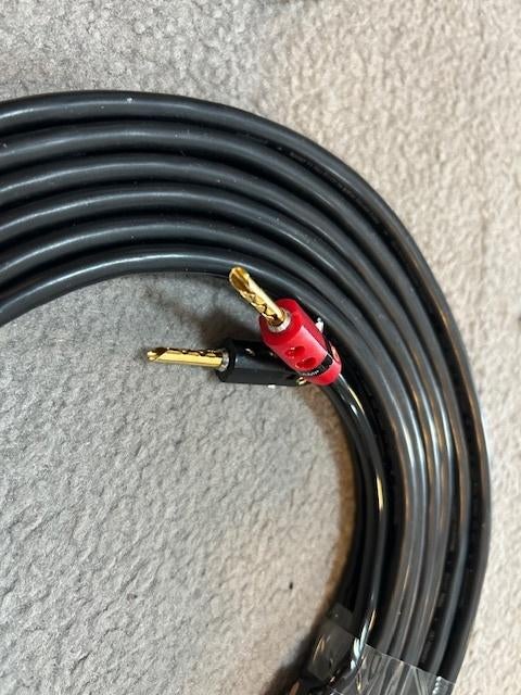 Audioquest rocket 11 2x4m, Ophalen, Gebruikt, 2 tot 5 meter, Luidsprekerkabel