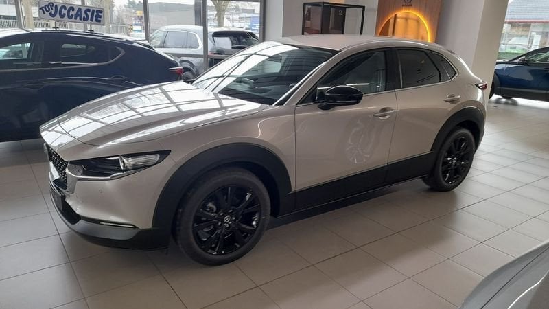Mazda CX-30 5DR WGN 2.0L e-Skyactiv X 186 hp 6AT Homura, Auto's, Stof, Zwart, 4 cilinders, 137 kW