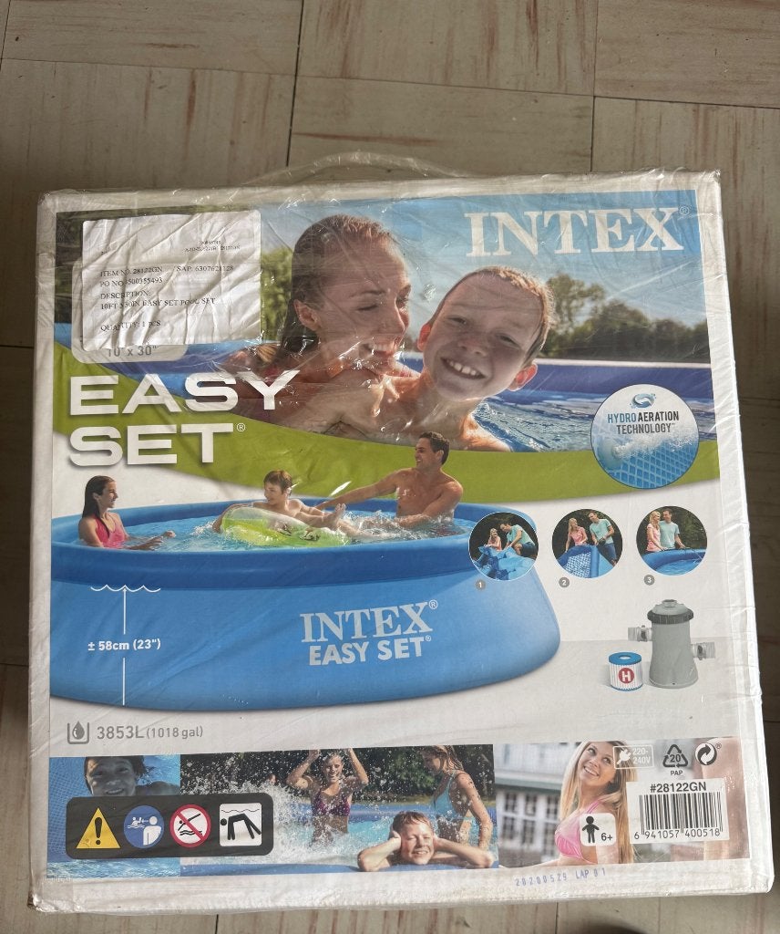 Piscine Intex Easy Set 3,05 m neuve avec pompe, Jardin & Terrasse, Piscines, Neuf, 200 à 400 cm, Piscine gonflable, 300 cm ou plus
