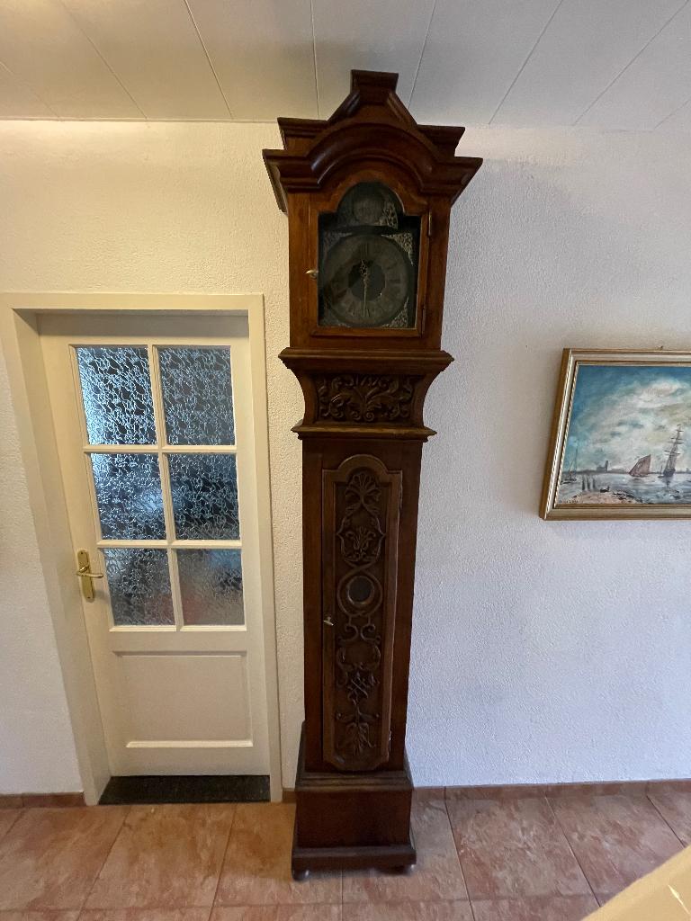 Antieke staande klok van Mathias van Wingart, Weert (1759), Antiek en Kunst, Antiek | Klokken, Ophalen