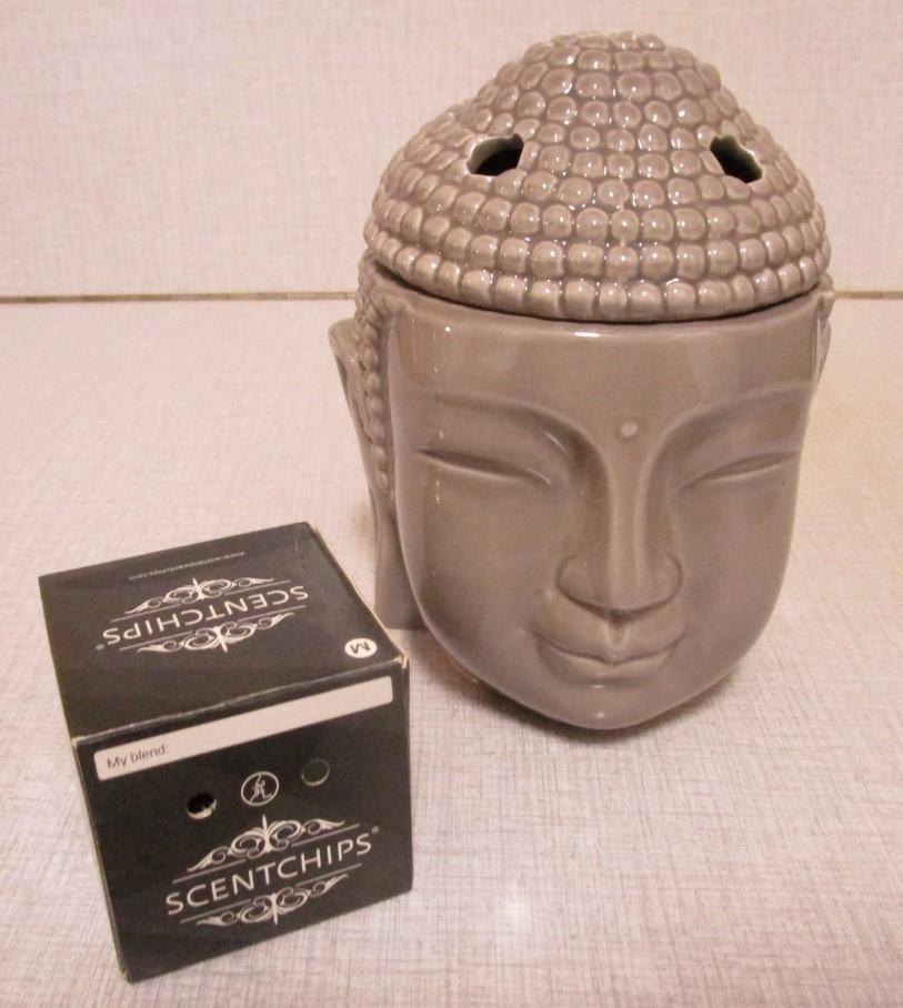 Tête de Bouddha — brûleur de bougies (scentchips), Enlèvement ou Envoi, Comme neuf