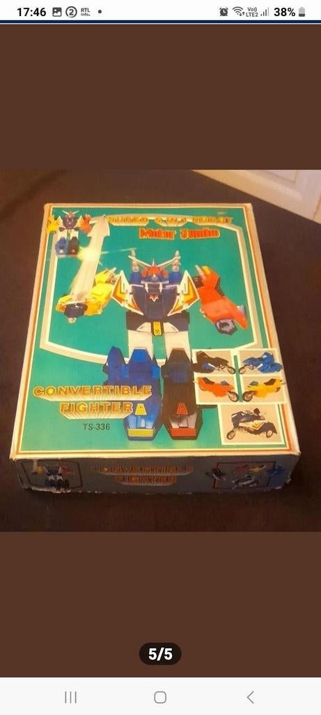 Galactic Gale Baxingar „Super 5” vintage verzamelrobot, Verzamelen, Ophalen of Verzenden