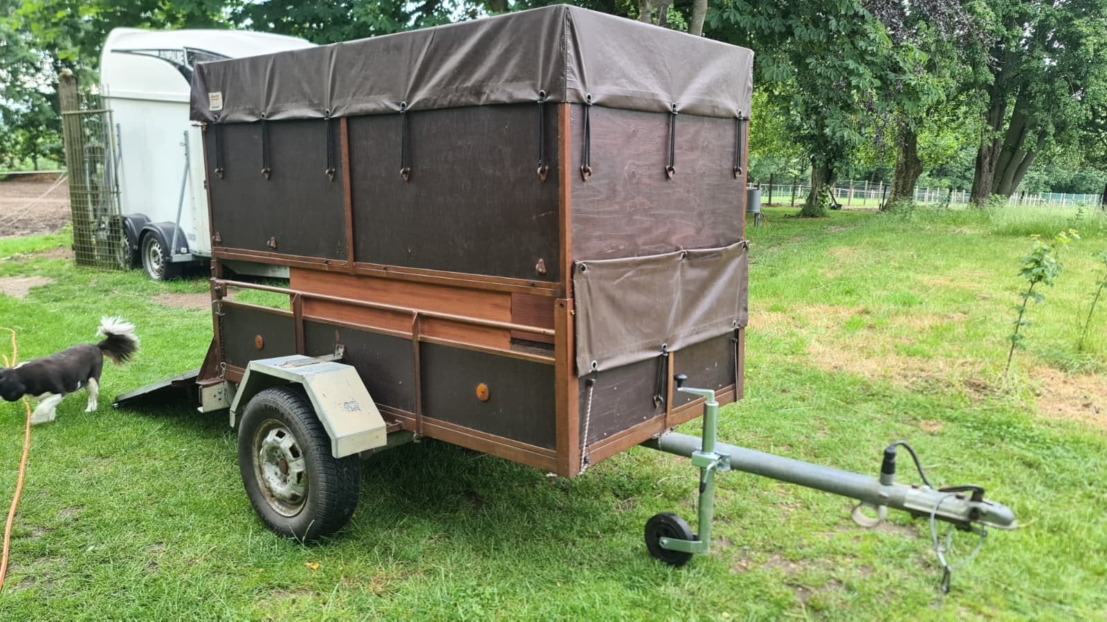 kleine veewagen. Passen ook 2 shetlandponys in., Ophalen, Gebruikt