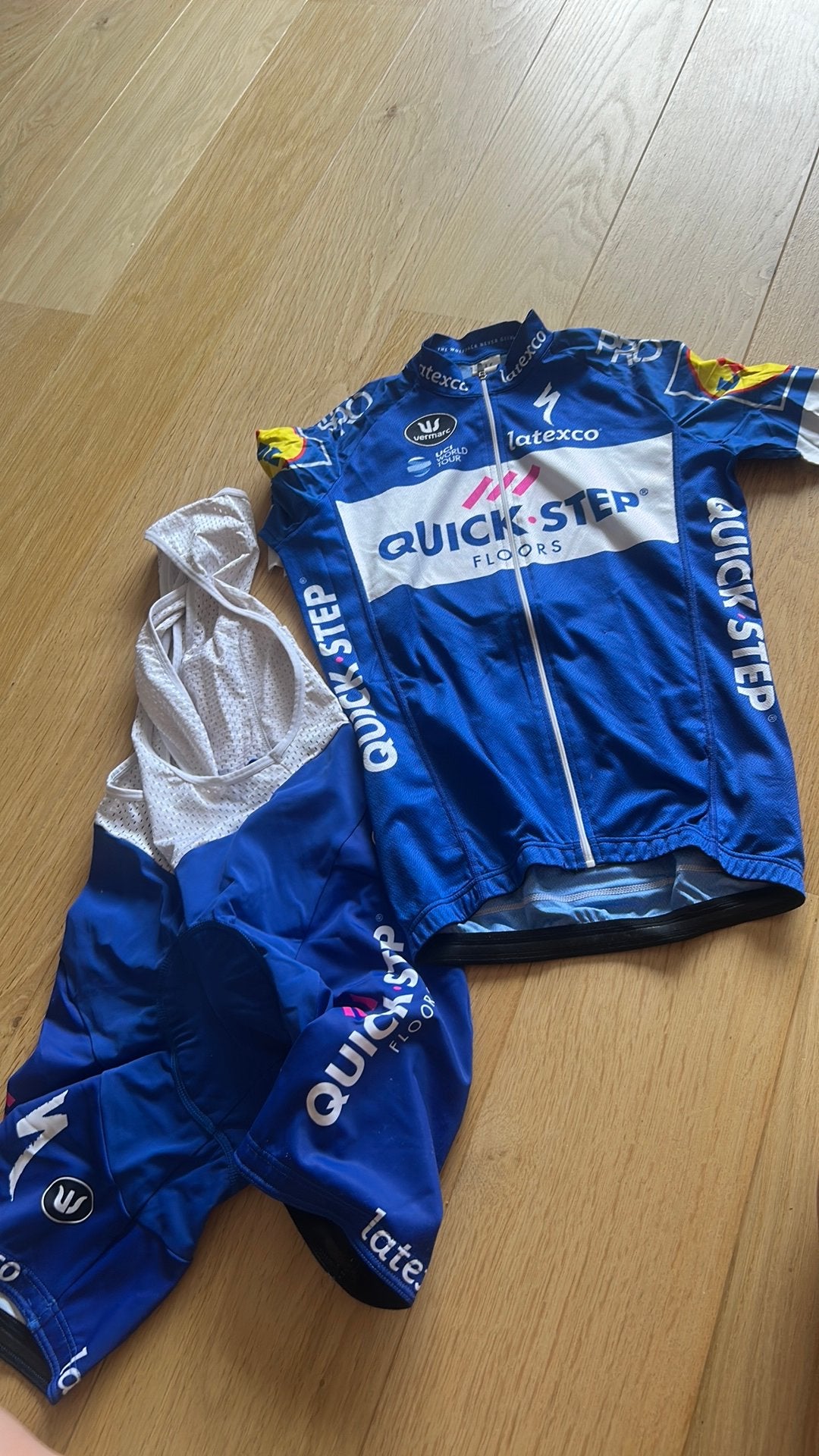 Retro wielerpakje kind 12jaar, Kleding | Heren, Ophalen, Gedragen, Maat 46 (S) of kleiner, Hardlopen of Fietsen