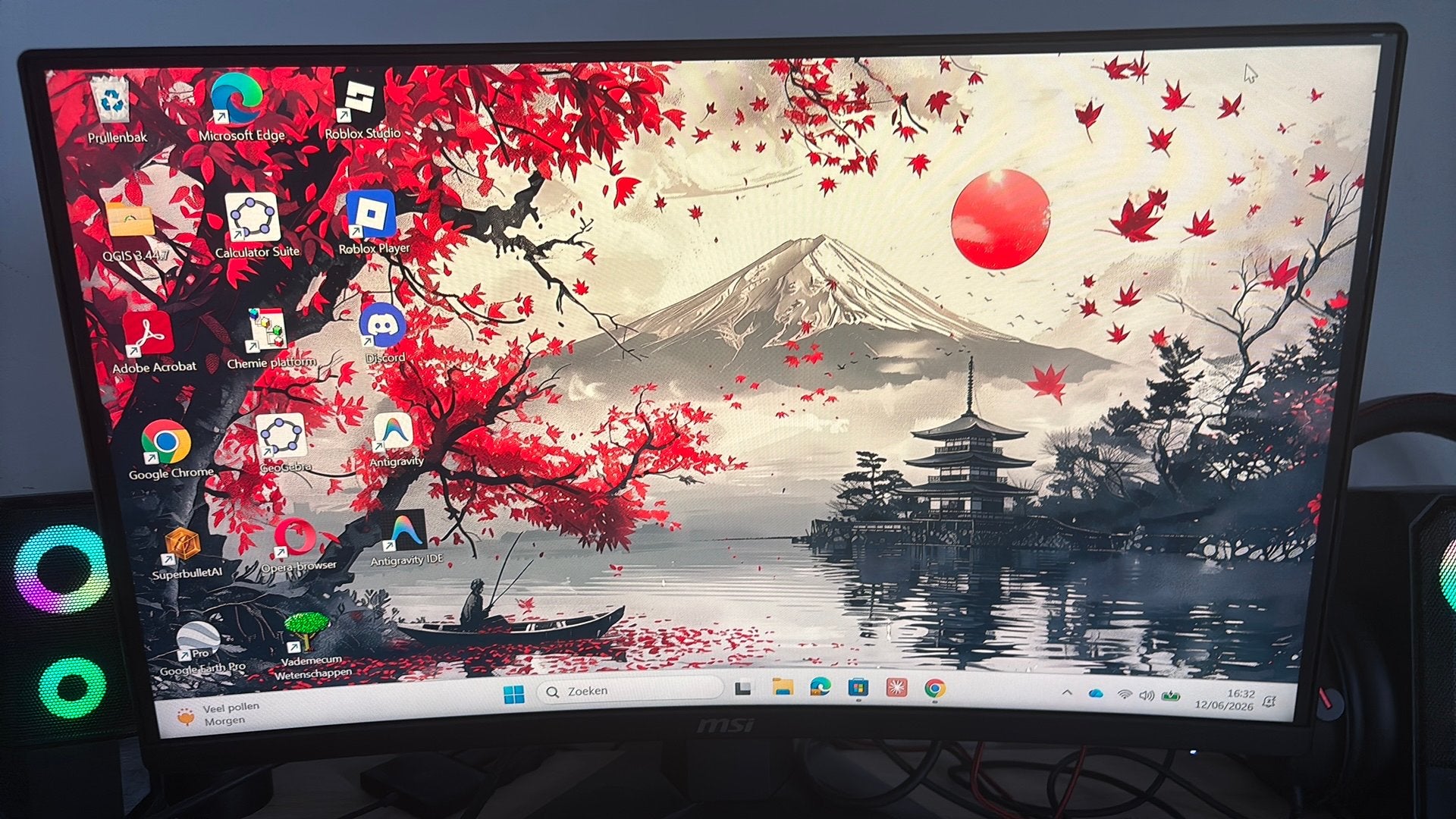 MSI gaming monitor, Games en Spelcomputers, Ophalen, Zo goed als nieuw