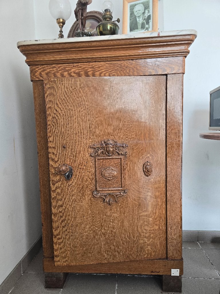 Antieke brandkast / kluis, Maison & Meubles, Enlèvement, Utilisé, Coffre-fort