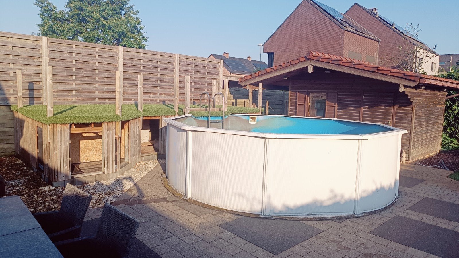 Piscine de 4,40 m de diamètre, 300 cm ou plus, Rond, Enlèvement, Utilisé