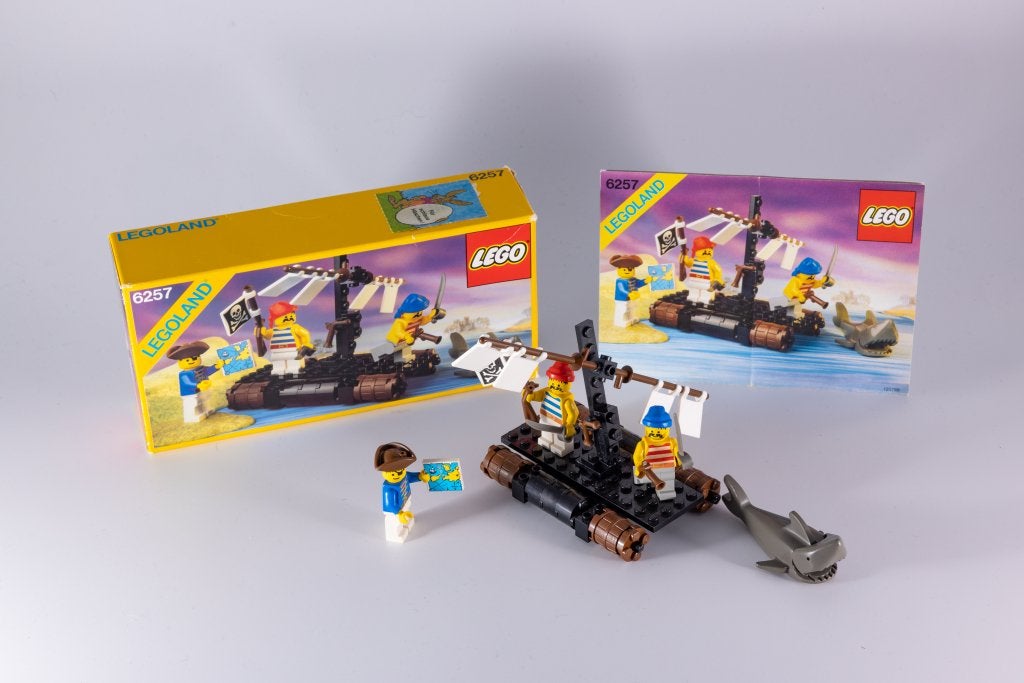 LEGO 6257 Castaway's Raft Pirates 100% compleet, Gebruikt, Verzenden, Lego, Pirates