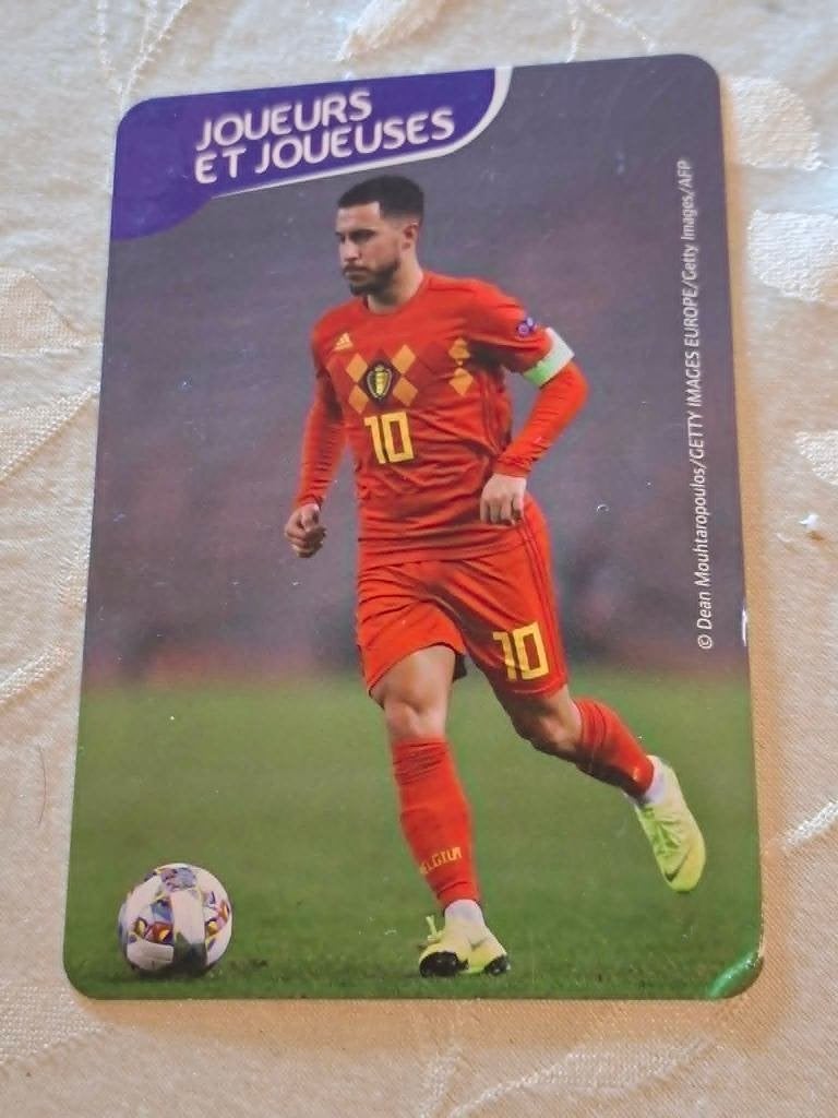 Voetbalkaart : Eden Hazard (België), Verzamelen, Sportartikelen en Voetbal, Ophalen of Verzenden, Gebruikt, Spelerskaart