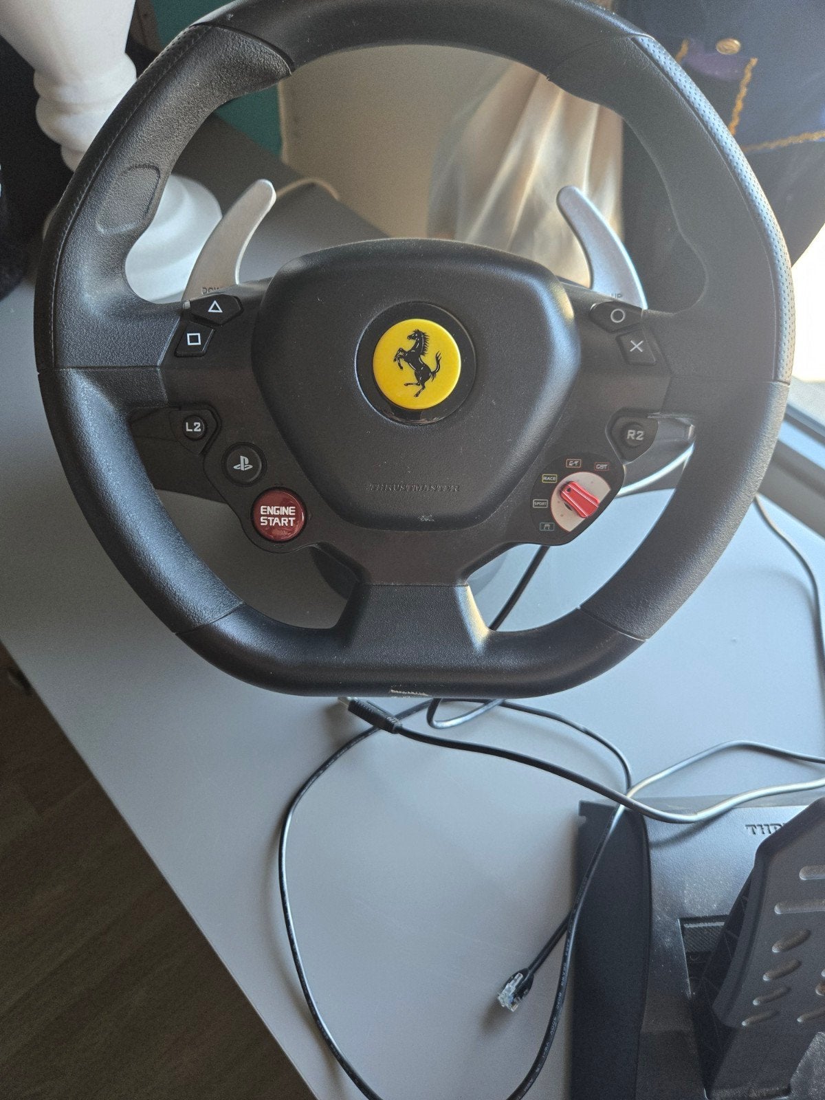 Ferrari stuur playstation 5, Games en Spelcomputers, Spelcomputers | Sony Consoles | Accessoires, Ophalen of Verzenden, Gebruikt