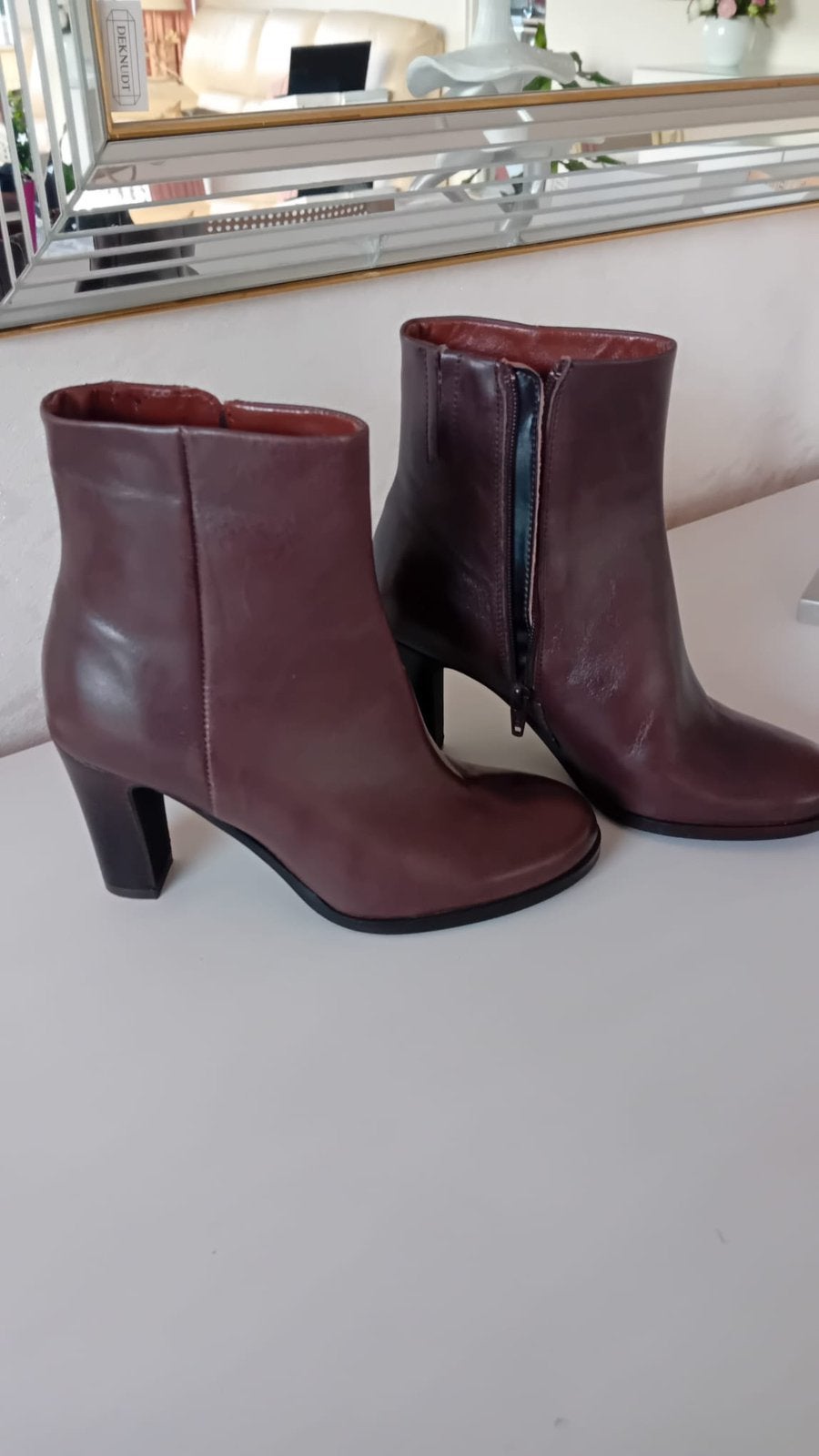 Bottines en cuir de la marque valdorini pointure 36, Enlèvement, Comme neuf