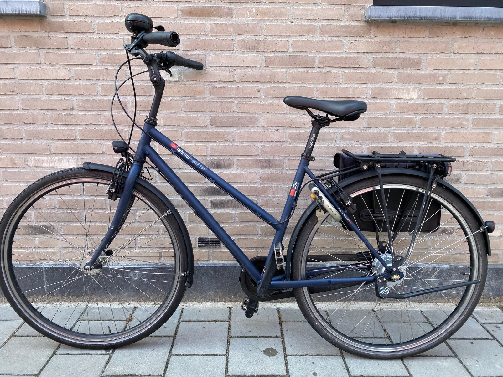 Fiets vsf T300 velo Velo de ville Damesfiets, Ophalen, Vering, Velgrem, 49 tot 53 cm