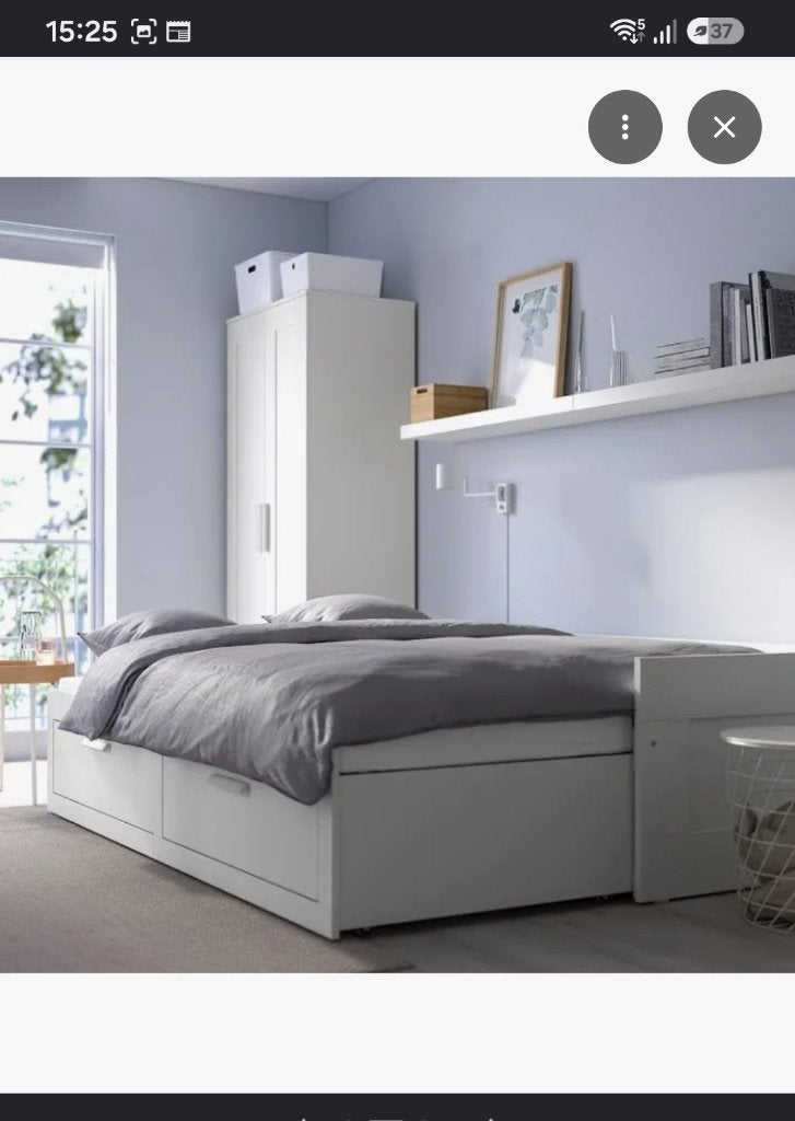 LIT IKEA TRANSFORMABLE, Une personne, Utilisé, Bois, Noir