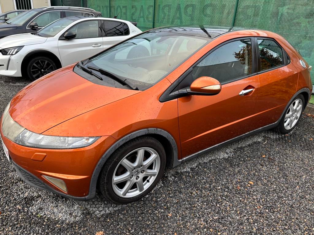 Honda Civic 1.8 2008 Executive, Auto's, Voorwielaandrijving, Stof, Zwart, 5 deurs