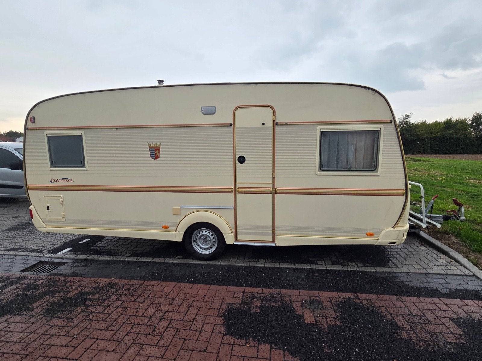 tabbert comtesse 515 (belgisch kenteken), Caravanes & Camping, Caravanes, Grand lit, Jusqu'à 5, Tabbert, 5 à 6 mètres