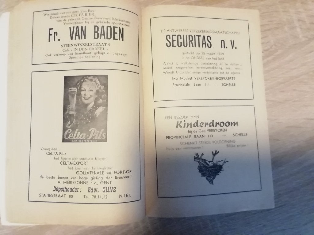 Programma Boekje gemeente Schelle 1956, Ophalen