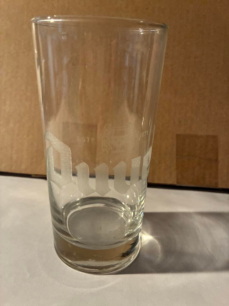 Duvel Moortgat bier of limonade glas, Ophalen of Verzenden, Zo goed als nieuw, Glas