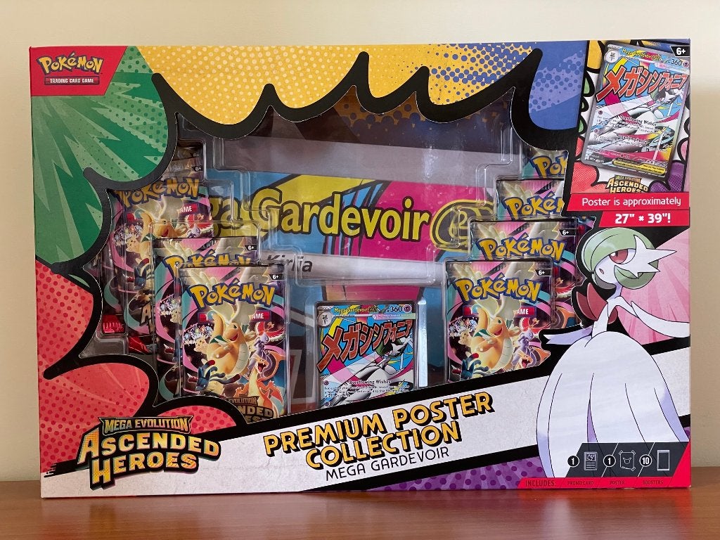 Pokémon Ascended Heroes Gardevoir Premium Poster Collection, Ophalen, Nieuw, Boosterbox