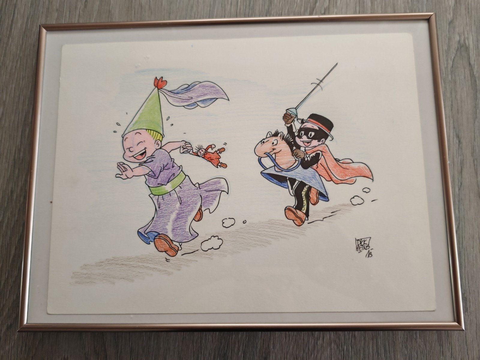 suske en wiske tekening, Boeken, Ophalen of Verzenden