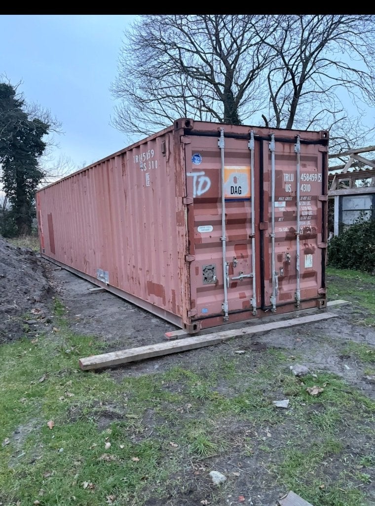 40FT zeecontainer, Enlèvement