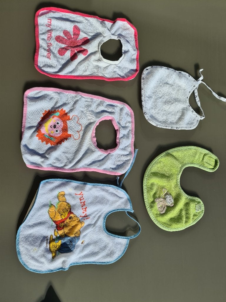 Slabben, slabbetjes, slabbe of slab, Kinderen en Baby's, Ophalen, Zo goed als nieuw