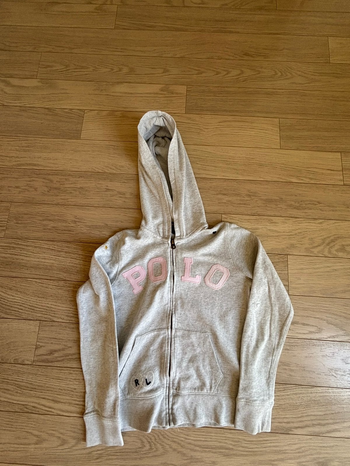 Grijze hoodie Polo Ralph Lauren, Kinderen en Baby's, Kinderkleding | Maat 134, Verzenden, Gebruikt, Meisje, Trui of Vest