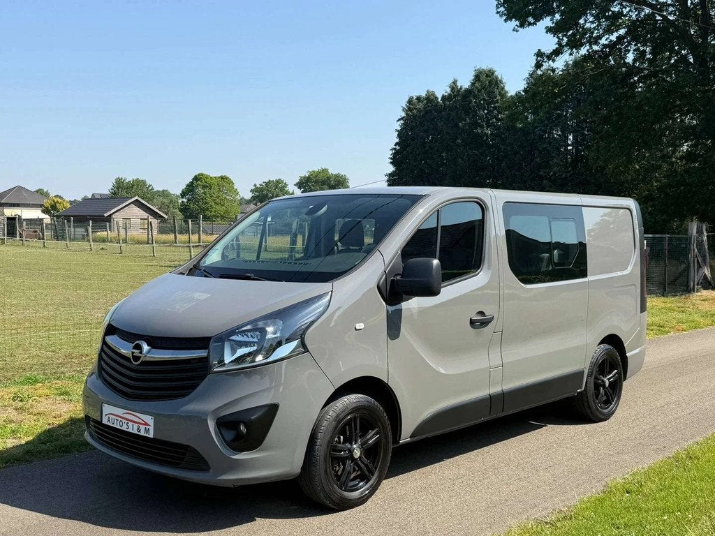 Opel Vivaro 1.6 CDTi L1H1 Dubbel Cabine 2018 5-zit CruiseC., Auto's, Stof, 4 cilinders, 89 kW, 5 deurs