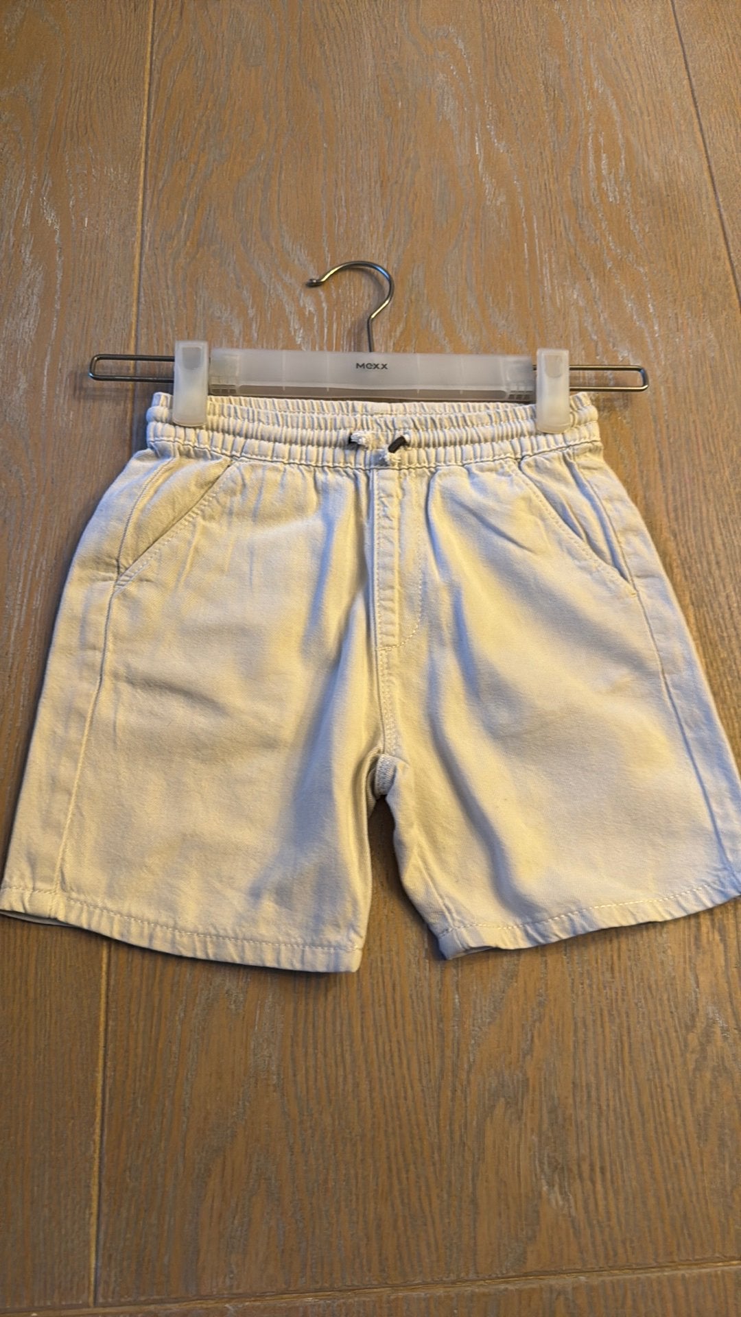 Zara Denim jongen short, beije, maat 4-5, (110 cm), Ophalen, Gebruikt, Jongen, Broek