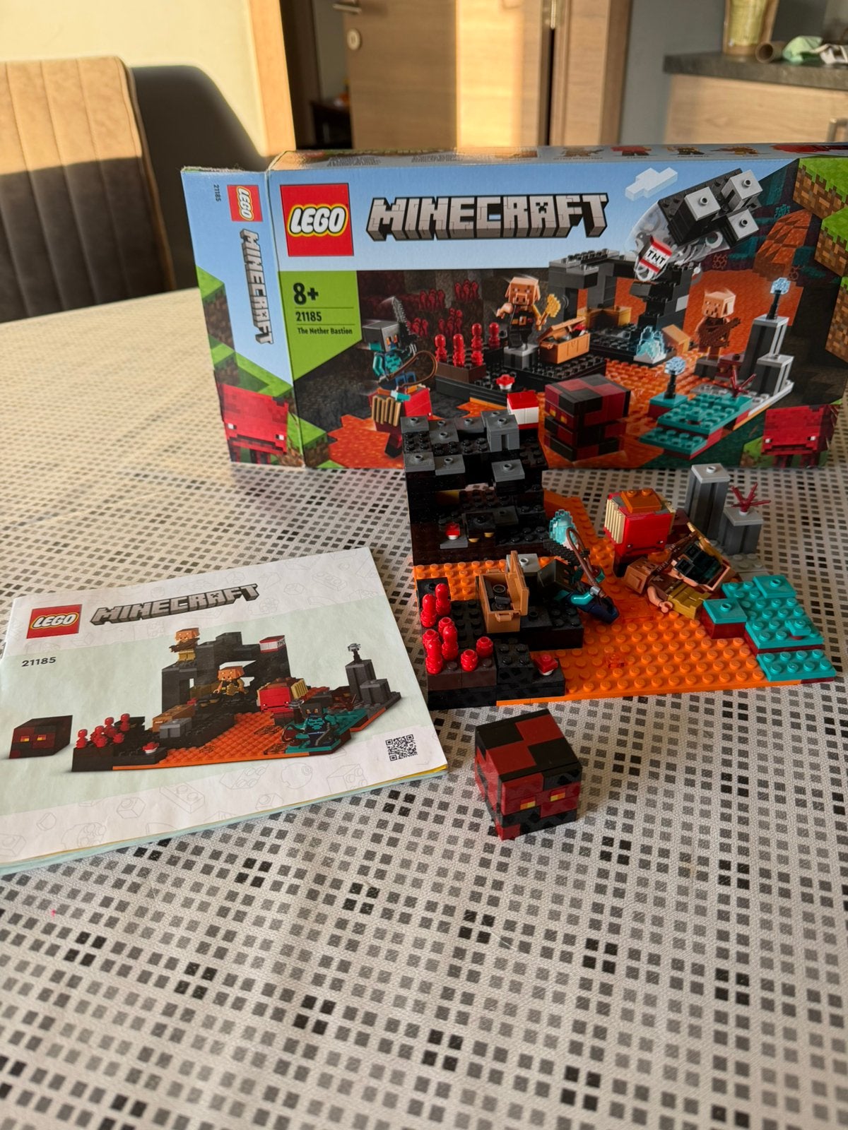 Lego the netherbastion 21185, Ophalen, Inclusief instructies, Minecraft, Lego
