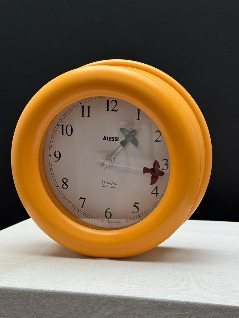 Wandklok Birdy van Michael Graves, Ophalen, Zo goed als nieuw, Wandklok
