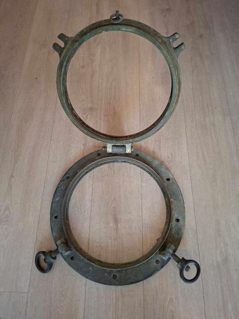 Grote koperen patrijspoort, Ophalen of Verzenden, Gebruikt, Motorboot of Zeilboot, Overige typen