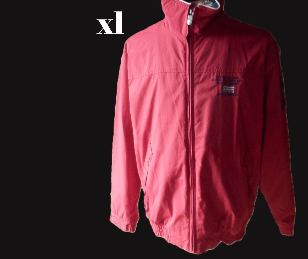 (10) - blouson homme t.xl rouge et bleu, Vêtements | Hommes, Vestes | Hiver, Enlèvement ou Envoi, Comme neuf, Taille 56/58 (XL)