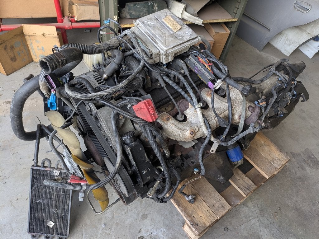 moteur chevrolet ls + boîte de vitesses, Enlèvement, Utilisé, Daihatsu