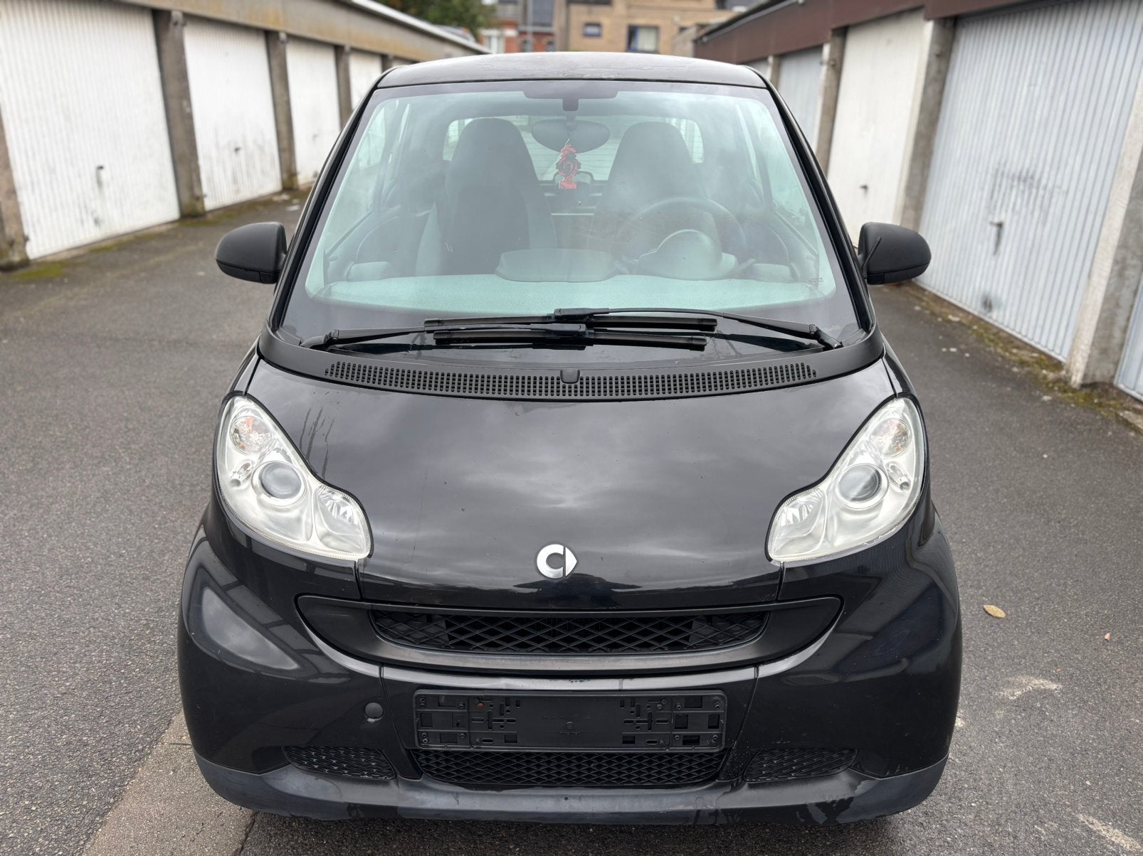 Smart - 1.0 Benzine - Half Automaat - 139 000 Km - Gekeurd, Auto's, Stof, Zwart, Zwart, Particulier