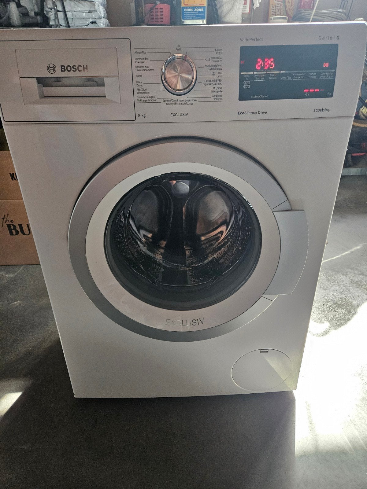 Wasmachine Bosch serie 6 ecosilence drive, Elektronische apparatuur, 8 tot 10 kg, Ophalen, Gebruikt