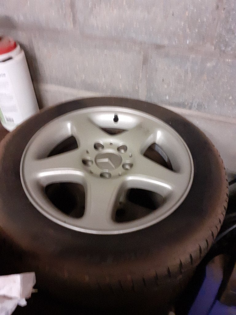 2 SETTEN MECEDES ALUMINIUM VELGEN, Auto-onderdelen, Banden en Velgen, Ophalen, Zomerbanden, Velg(en)
