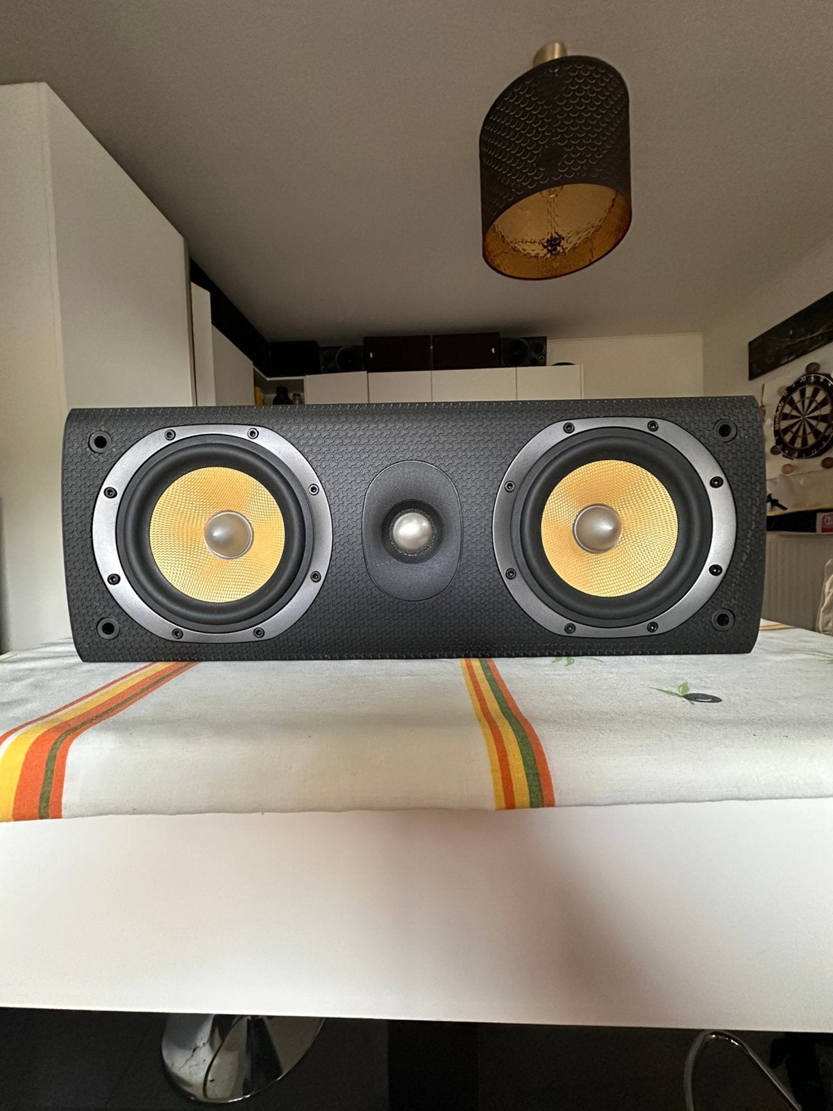 Bowers & wilkins LCR 60 S3 Calvados, TV, Hi-fi & Vidéo, Enceintes, Comme neuf, Haut-parleur central, 120 à 150 watts, Bowers & Wilkins (B&W)
