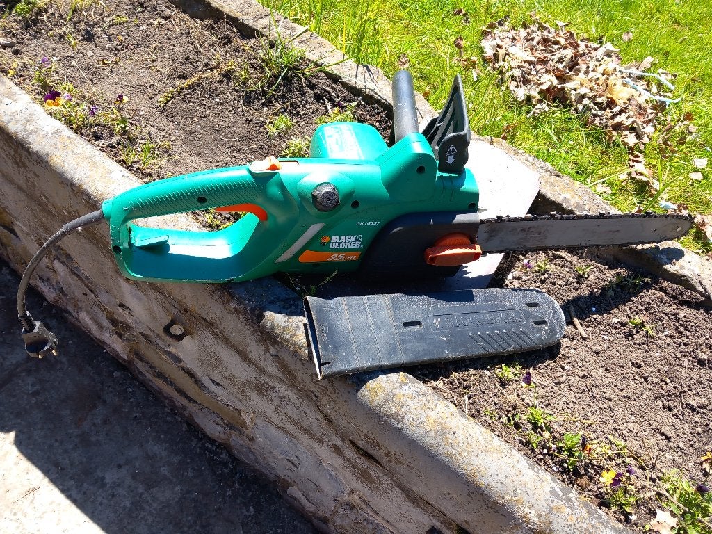 Tronçonneuse à bois électrique, Jardin & Terrasse, Enlèvement
