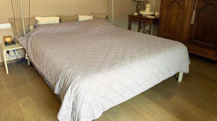 Novaline tweepersoons verzwaringsdeken -13 kg, 240 x 215 cm, Enlèvement ou Envoi, Comme neuf, Deux personnes, Verzwaringsdeken