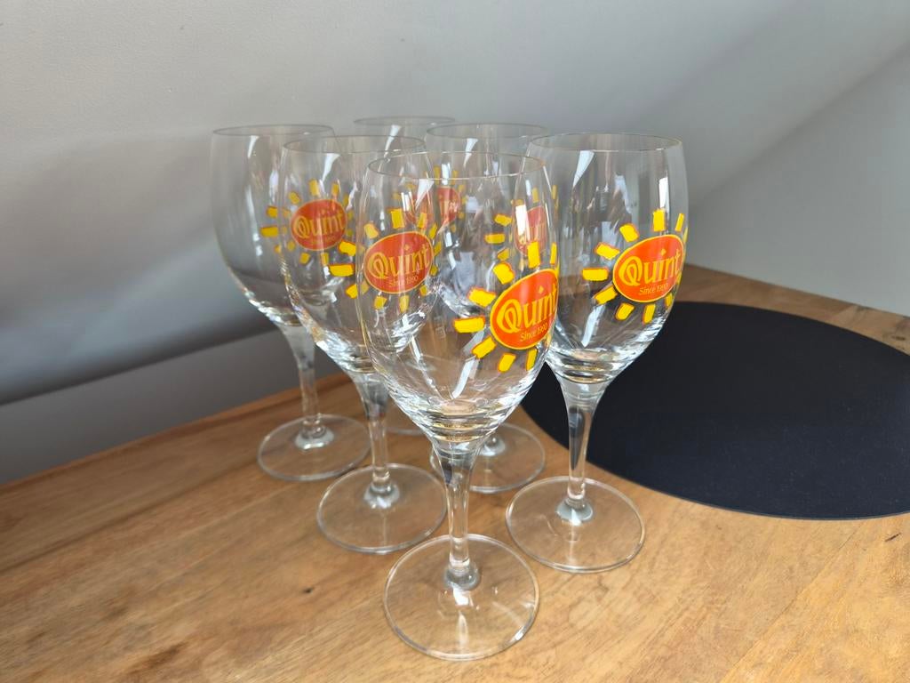 Quint sangria glazen - 6 stuks, Verzamelen, Glas en Drinkglazen, Ophalen, Zo goed als nieuw