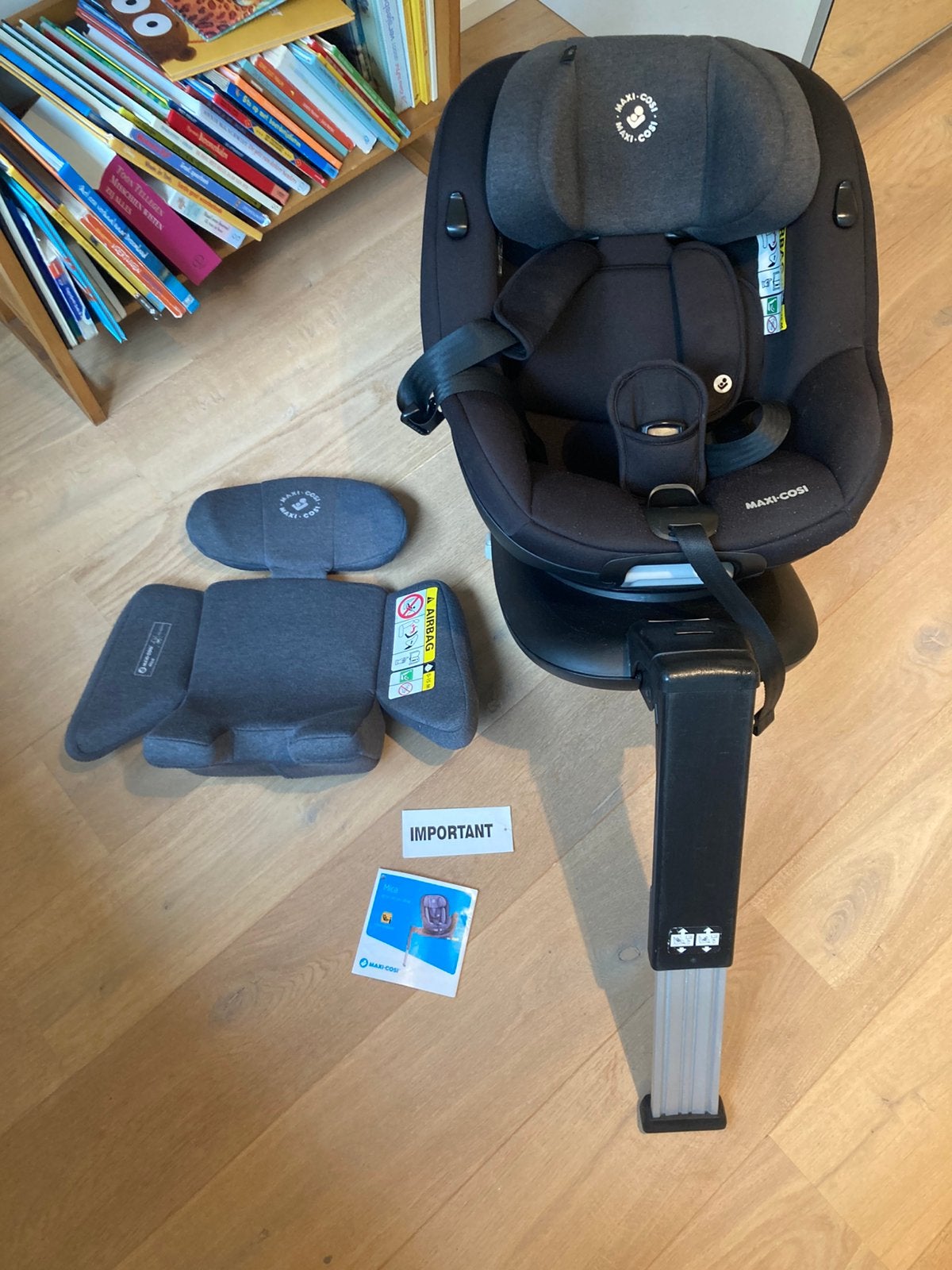 Maxi-Cosi Mica 360 I-Size (isofix) met verkleinkussen, Ophalen, Gebruikt, 0 t/m 18 kg, Isofix