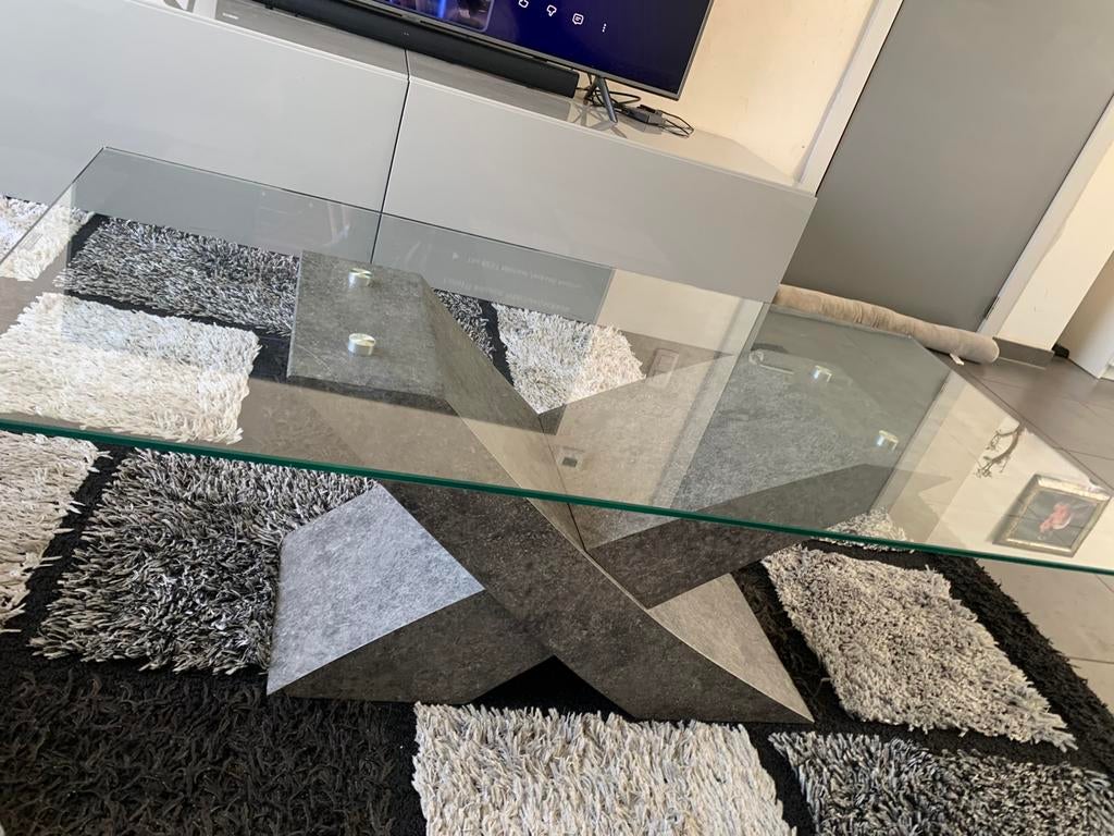 Glazen salontafel, Ophalen, Zo goed als nieuw