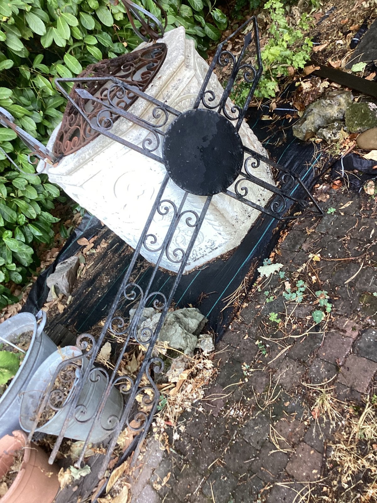 Gietijzeren kruis, Antiek en Kunst, Ophalen