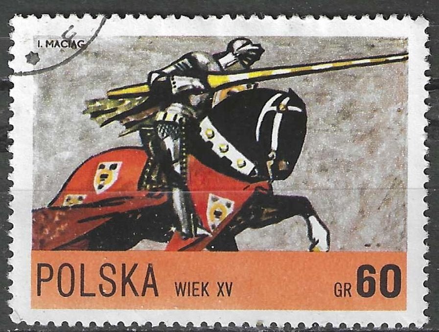 Pologne 1972 - Yvert 2068 - Cavalerie polonaise (ST), Envoi, Pologne, Affranchi